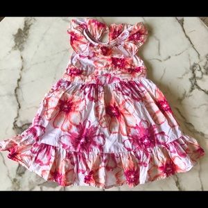 Old Navy Floral Ruffle Layered Dress 3T